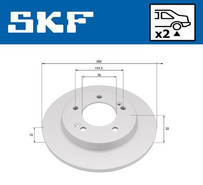 спирачен диск SKF