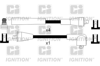 Комплект проводов зажигания QUINTON HAZELL XC836 для RENAULT 4