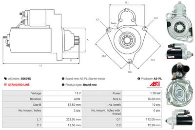STARTER AS-PL S0639S 4