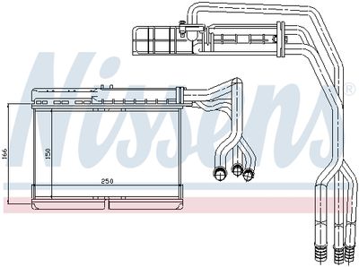 SCHIMBATOR CALDURA INCALZIRE HABITACLU NISSENS 70506 5