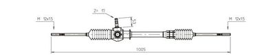 Рулевой механизм GENERAL RICAMBI SE4002 для SEAT MALAGA