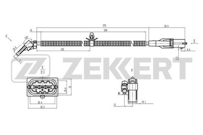 ZEKKERT SE-4088 Датчик положения коленвала  для CHEVROLET  (Шевроле Траx)
