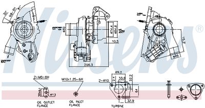 COMPRESOR SISTEM DE SUPRAALIMENTARE NISSENS 93284 8