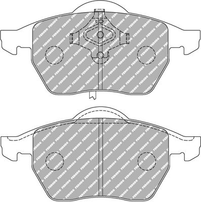 комплект спирачно феродо, дискови спирачки FERODO RACING FDS1323