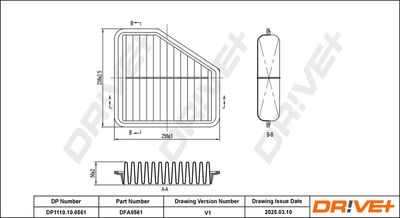 LUFTFILTER DR!VE+ DP1110100561