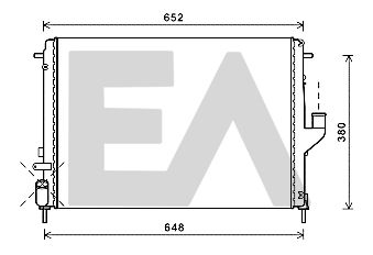 EACLIMA 31R60158 Крышка радиатора  для LADA LARGUS (Лада Ларгус)