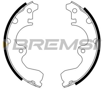 Комплект тормозных колодок BREMSI GF0936 для TOYOTA TERCEL