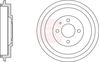 APEC Brake Drum DRM9940