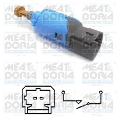 Выключатель фонаря сигнала торможения MEAT & DORIA 35082 для NISSAN NV400