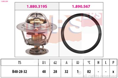 термостат, охладителна течност EPS 1.880.289