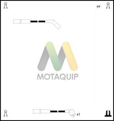 Комплект проводов зажигания MOTAQUIP LDRL1690 для FIAT PANDA