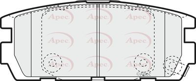 Brake Pad Set APEC PAD1360