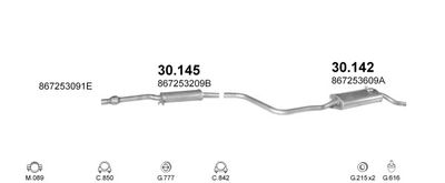 SISTEM DE ESAPAMENT POLMO POLMO00388