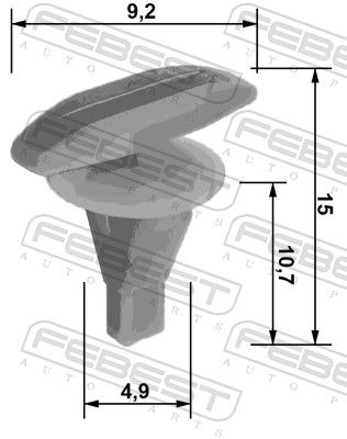 CLIPS ACOPERIRE DECORATIVA SI PROTECTIE FEBEST 88570052 1