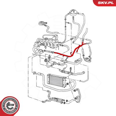 Potrubí chladiva SKV 43SKV752