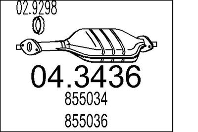 CATALIZATOR MTS 043436