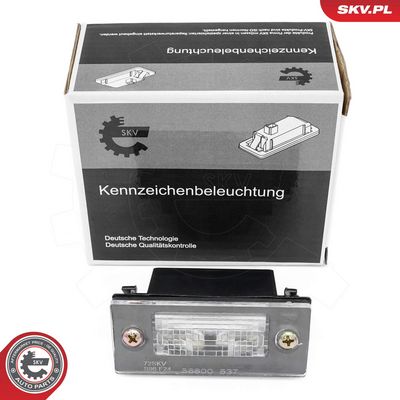 Nummerskiltlys ESEN SKV 72SKV027