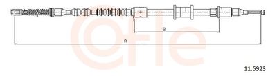 Cable Pull, parking brake 11.5923