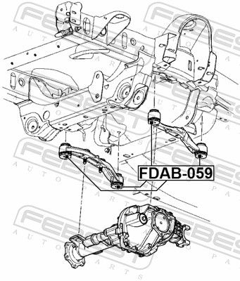 RULMENT DIFERENTIAL FEBEST FDAB059 1