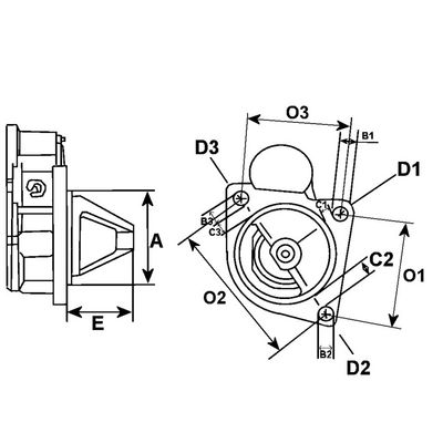 Stator, generátor HC-Cargo F 032 330 685