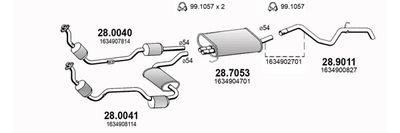 Układ wydechowy ASSO ART2869