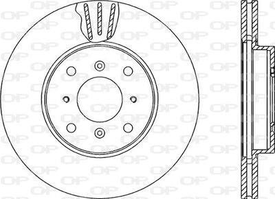 OPEN PARTS BDR2265.20 Тормозные диски  для HONDA CIVIC (Хонда Цивик)