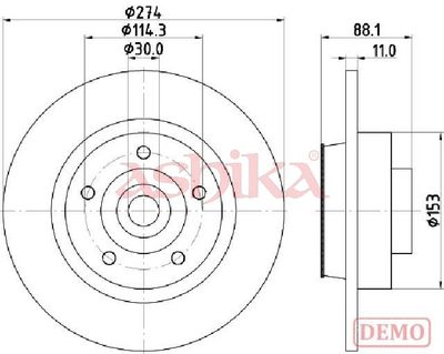 DISC FRANA ASHIKA 61000705C