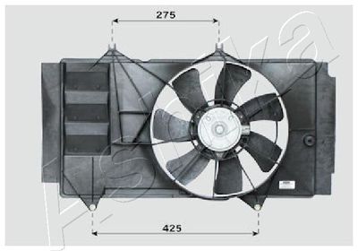 ASHIKA VNT151829 Вентилятор системи охолодження двигуна 