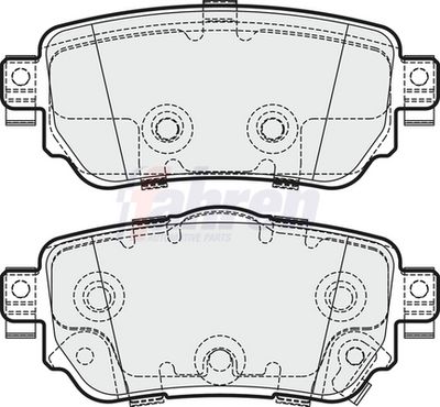 Fahren Brake Pad Set, disc brake FBP3753