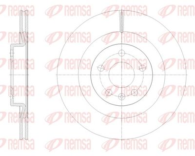 спирачен диск REMSA