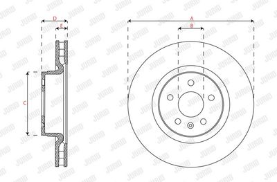 BREMSSCHEIBE JURID 563656JC1 2