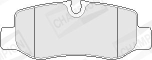 Zestaw klocków hamulcowych, hamulce tarczowe CHAMPION 573798CH