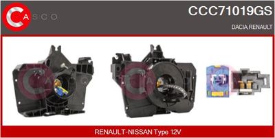 Vinutá pružina, airbag CASCO CCC71019GS