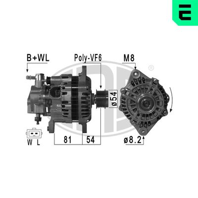 GENERATOR / ALTERNATOR ERA 210906A