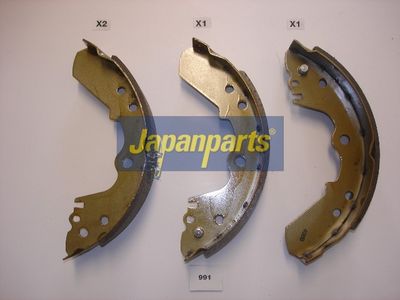 JAPANPARTS Stabdžių trinkelių komplektas