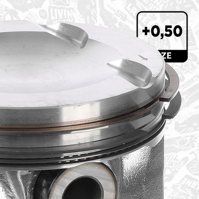 PISTON ET ENGINETEAM PM010750 2