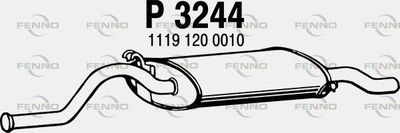 FENNO P3244 Глушитель выхлопных газов  для LADA KALINA (Лада Kалина)