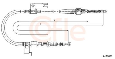 CABLU FRANA DE PARCARE COFLE 92170589