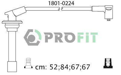 Комплект проводов зажигания PROFIT 1801-0224 для ROVER 200