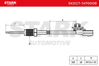 датчик, температура на изгорелите газове STARK SKEGT-1470008
