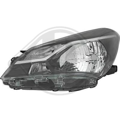 DIEDERICHS 6607383 Основная фара  для TOYOTA YARIS (Тойота Ярис)