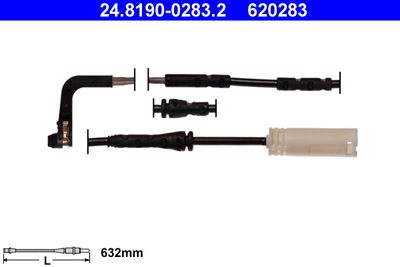 Сигнализатор, износ тормозных колодок ATE 24.8190-0283.2 для BMW X1