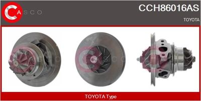 CASCO CCH86016AS Турбіна  для TOYOTA (Тойота)