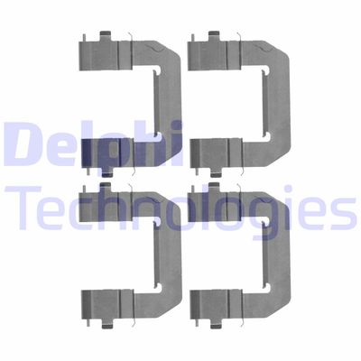 Комплектующие, колодки дискового тормоза DELPHI LX0532 для OPEL MERIVA