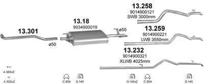 SISTEM DE ESAPAMENT POLMO POLMO05223