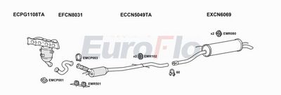Układ wydechowy EUROFLO CNC5203001H