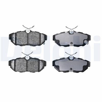 Remblokken set Achter , past: FORD USA MUSTANG 3.7-5.4 12.04-
