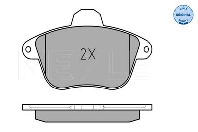 BREMSBELAGSATZ SCHEIBENBREMSE MEYLE 0252150417W 2