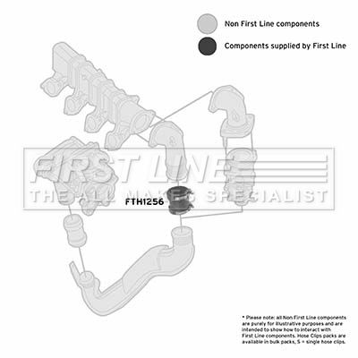 Charge Air Hose FIRST LINE FTH1256