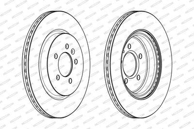 BREMSSCHEIBE FERODO DDF2188C 1